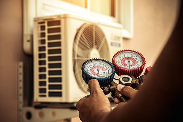 Professional Hvac Installation technician working in Granite Falls, NC